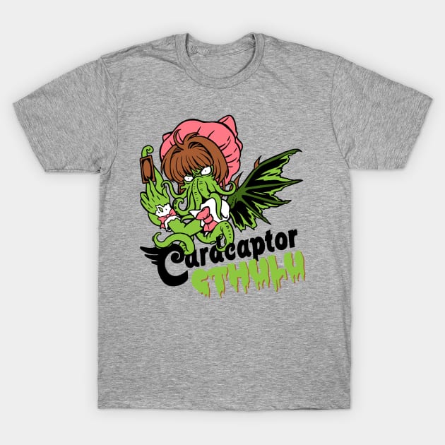 Card Captor Cthulu T-Shirt by spookyruthy